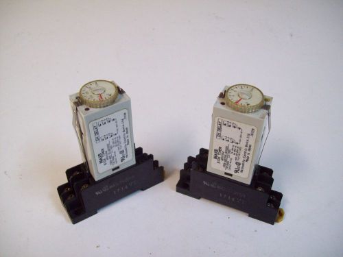 MATSUSHITA NAIS S1DX TIMER A10D-A2C10S-AC120V - LOT OF 2 - USED - FREE SHIPPING
