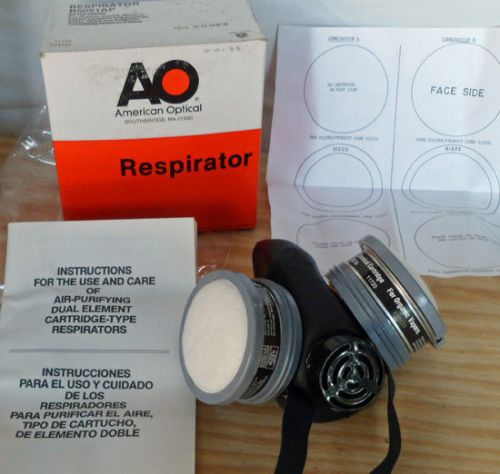 R5051ap organic vapor, mist, dust respirator-american optical- xlent condition for sale