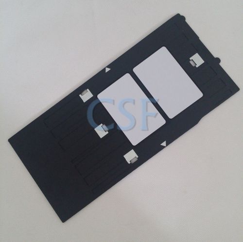 CSF 20pcs Inkjet PVC Business Cards + 3pcs Inkjet Trays for Epson Printer R310