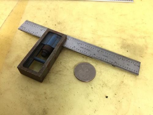 MACHINIST 6&#034; DOUBLE SQUARE, Made In USA, FREE SHIPPING NO RESERVE!