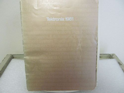 Tektronix products vintage catalog...1981 for sale