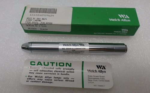 Welch Allyn#60500 Light Laryng Pocket Light Medical Pen Light,ORIGINAL
