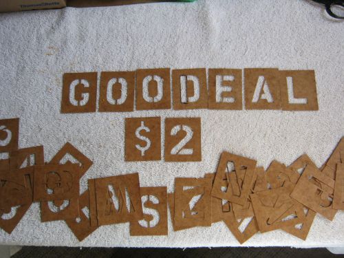 Stencils 2&#034; painting &amp; lettering for sale