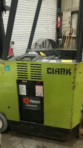 Clark forklift electric 36v with charger ..battery wont hold charge for sale