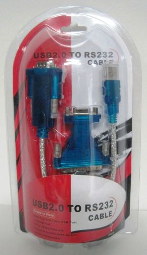 Elk USB2.0 to RS232 Serial Cable 1Mbps ELK-USB232 NIB