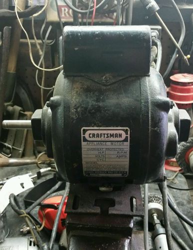 Vtg Craftsman 1/3 hp. capacitor start motor , smooth runner