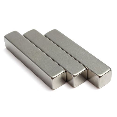 ONE LARGE 50mm X 9mm X 9mm STRONG NEODYMIUM BLOCK MAGNET N35 1 PIECE