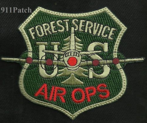 US FOREST SERVICE -AIR OPS Hot Shot Crew Wildland FIREFIGHTER Patch HOTSHOTS