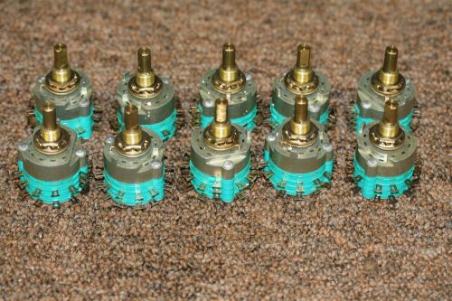 Stackpole 304-84-39 # 73-1076 12 position rotary switch qty10 for sale