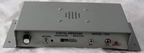 Racom 1200es digital message announcer for sale