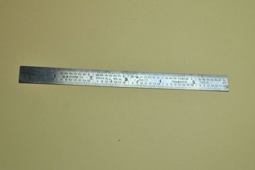 Vintage Brown &amp; Sharpe Mfg. Co. USA 6&#034; Flexible Steel Machinists Ruler Scale