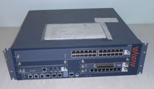 AVAYA G350 Media Gateway (700397078) w/ S8300 , MM312, MM716, MM711