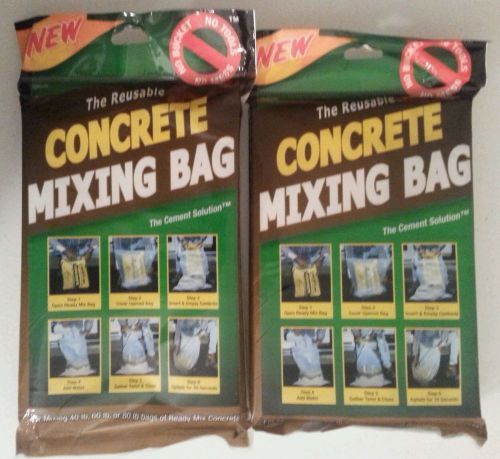 CONCRETE MIXING BAG THE REUSABLE PACK OF 2 THE CEMENT SOLUTION