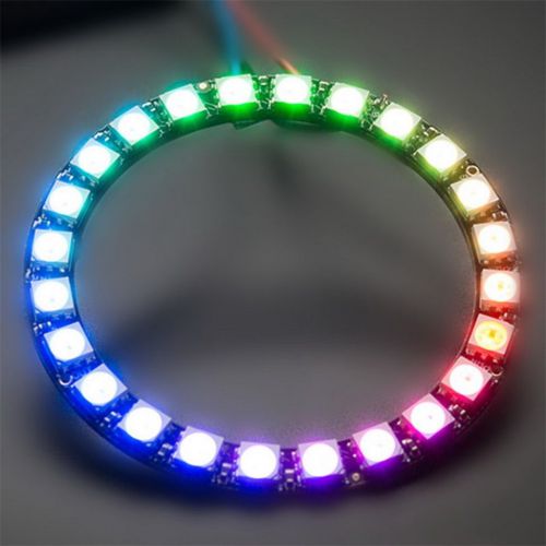1pc rgb led ring 24 bit ws2812b 5050 rgb led with integrated driver new ap for sale