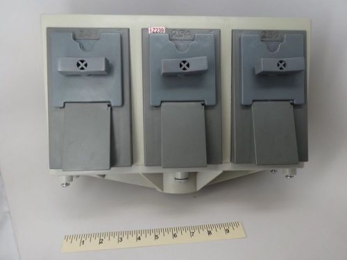 Vendstar 3000 Housing 3 Candy Chutes with Doors 3 Coin Mechanisms 3 Coin Trays