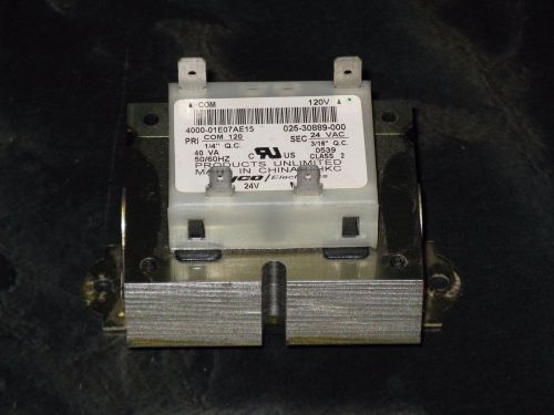 4000-01e07ae15 products unlimited u.s.a 120v transformer 24v 50/60hz for sale