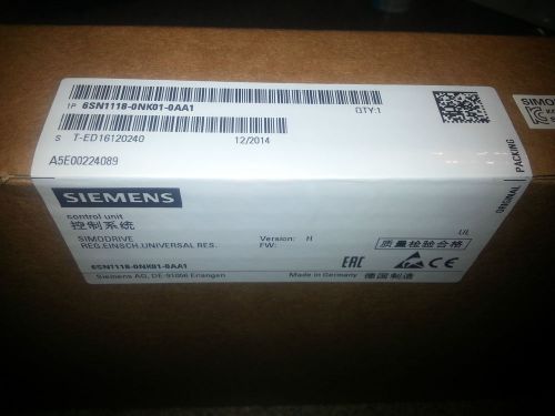 Siemens 6SN1118-0NK01-0AA1 Brand new in never opened sealed box!