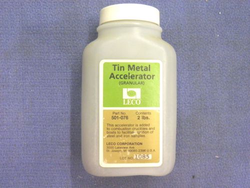 Tin, granular, tin metal, 2 pounds, LECO# 501-076, NEW