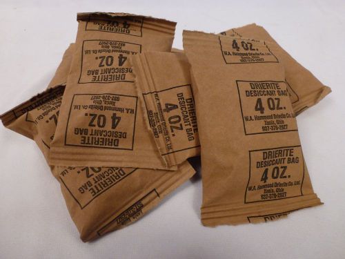 NEW Drierite Desiccant 4oz Bags Packets 155 pcs 44lbs Ammunition Drying Dry