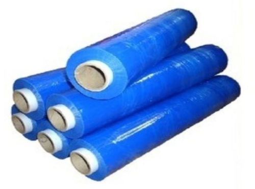 18&#034; x 80ga x 1500&#039; BLUE Tinted Pallet Stretch Wrap BLU18  - $54/case