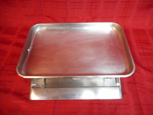 Hobart Quantum Scale Stainless Steel Top Two Piece Tray