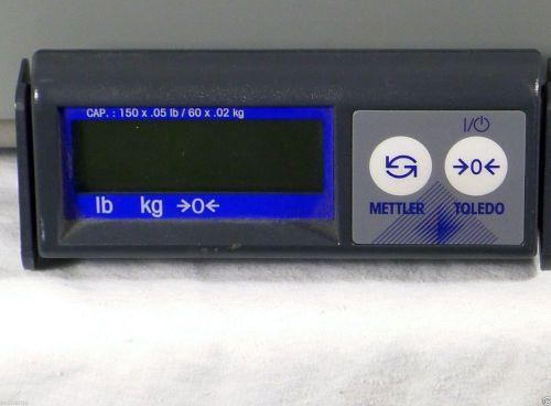 Mettler Toledo PS60 ABS PLATTER USB Shipping Scale 150x0.05LB 60x0.02Kg