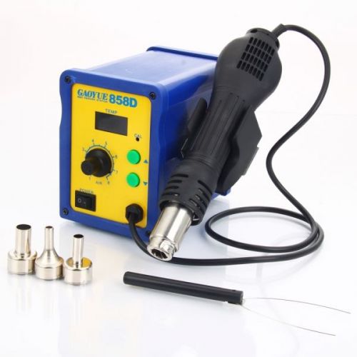 2in1 858d 110v 700w heat gun smd rework solder soldering station for maintenance for sale