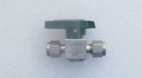 Swagelok 1/4&#034; Stainless Steel Instrument Plug Valve SS-4P4T