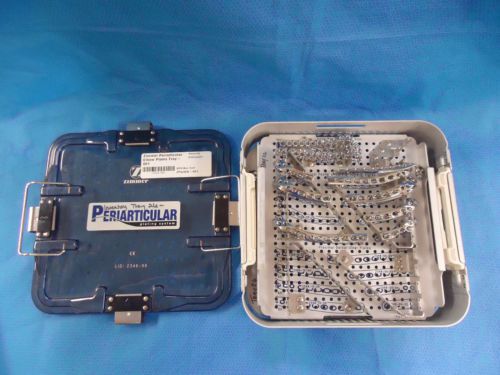 Zimmer periarticular elbow plates tray (qty 1) for sale