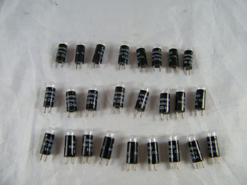 LOT OF 25 ~  NEW ~ ENGINEERED ELECTRONIC CO ~ MINIATURE LAMP ~  PART # H-204A