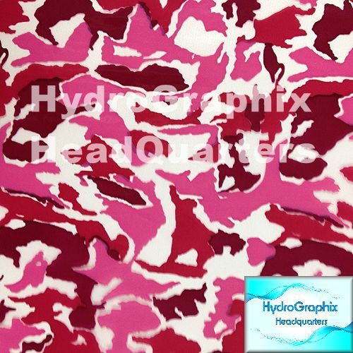Pink camo hydrographic film, high quality! free shipping!034b for sale