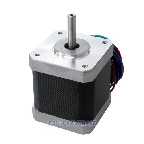 Nema17 CNC Router Stepper Motor 0.45Nm 2 Phase 4-Wire Single Shaft 47mm Long