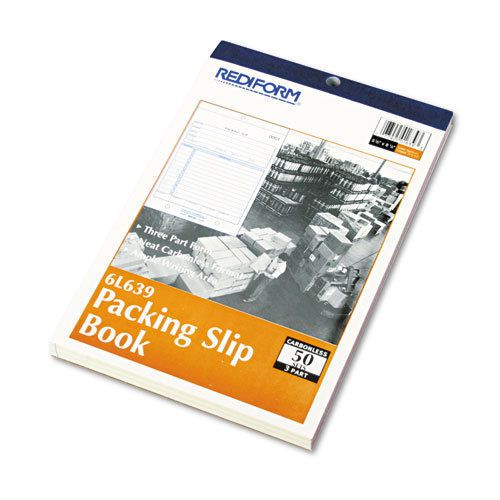 Packing slip book, 5 1/2 x 7 7/8, carbonless triplicate, 50 sets/book for sale
