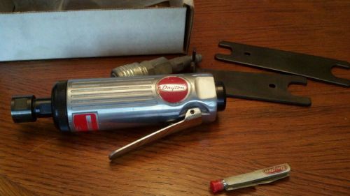 Dayton air grinder model 2z491c plus drill bit and parts (barely used, if ever) for sale