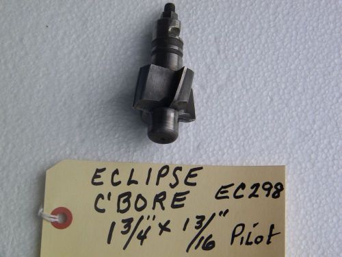 Eclipse -1 3/4 &#034;  machinist -radial  ec298 drive counterbore -  6 flt. 1 3/4 &#034; for sale