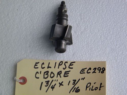 ECLIPSE -1 3/4 &#034;  MACHINIST -RADIAL  EC298 DRIVE COUNTERBORE -  6 flt. 1 3/4 &#034;