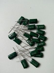 100pcs 3A272J Polyester Film Metal Foil Capacitor 2.7nF 1000VDC +/-5% 115