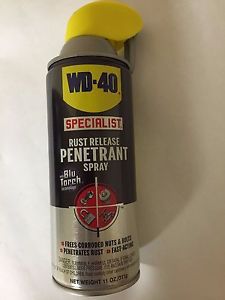 WD-40 Specialist Rust Release Penetrant Spray w/ Blu Torch - 11oz w/ Smart Straw