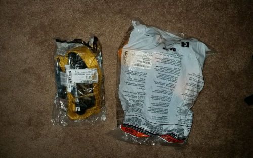 Miller honeywell titan body harness front d ring and dual lanyard for sale