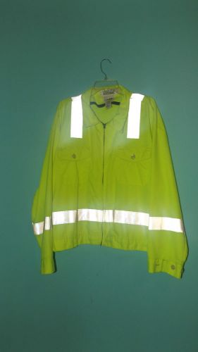 Litefxmen&#039;s high visibility fluorescent for safety ansi class 2 jacket size:60 for sale