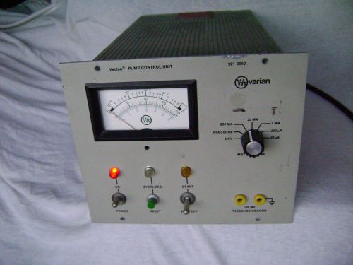 Varian vaclon pump control unit 921-0062 for sale
