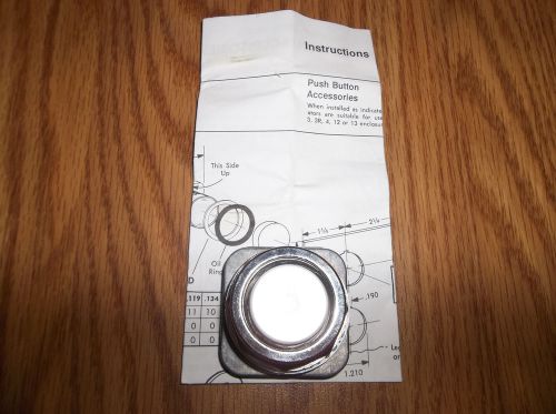 SIEMENS FURNAS 52PA8 – Oil Tight PUSHBUTTON, OPERATOR, White, Base only