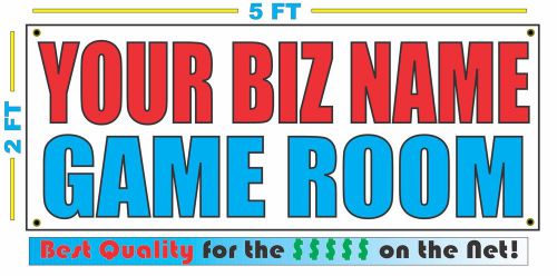 CUSTOM NAME GAME ROOM Banner Sign NEW Larger Size Best Quality for the $$$