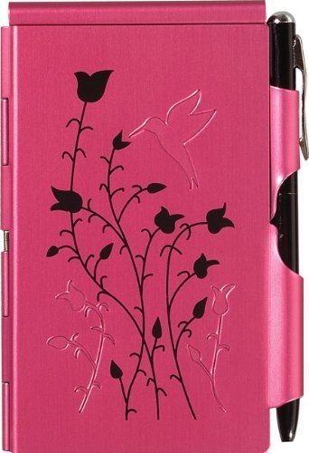 NEW Wellspring Flip Note  Natural Elements Raspberry Hummingbird (2235)