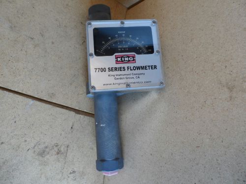 King instruments 7700 series pvc tube flowmeter 7721430718 for sale