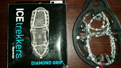 2 sets. Ice trekkers Dimond grip  traction device. Size medium.  Free Shipping.