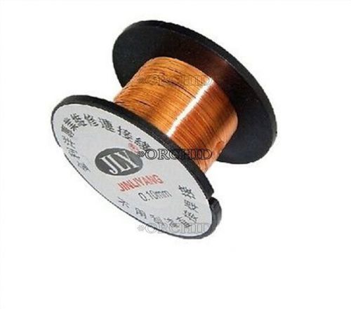 10pcs 0.1mm copper solder soldering ppa enamelled reel wire new #3413779 for sale
