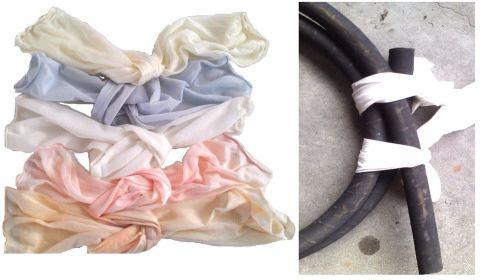 Polyester ties tatters-rags, socks, cover sleeves bands hydraulic hoses mechanic for sale