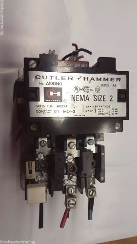 Cutler Hammer A10DN0 Size 2 Motor Starter  120V Coil CH  (J#1)