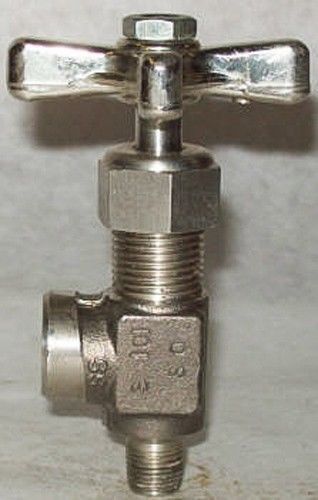 Deltrol 1/8&#034; 10000 PSI SS Angle Needle Valve S101SS0